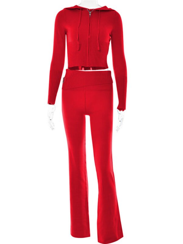 High Waist Long Sleeves Trousers - Image 2