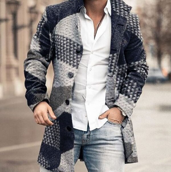 Mid-length casual coat - Image 7