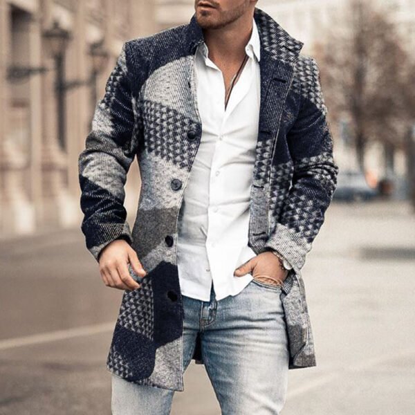 Mid-length casual coat - Image 3