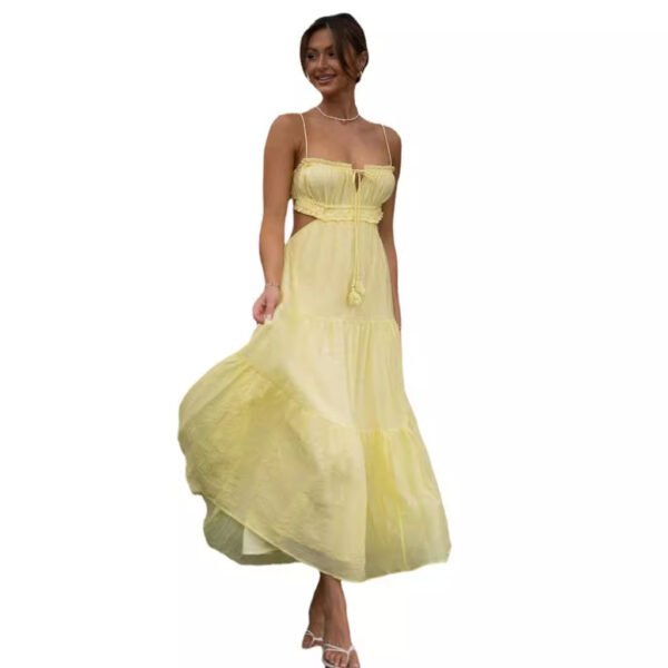 Hollow Backless Dress - Image 7