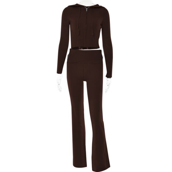 High Waist Long Sleeves Trousers - Image 10