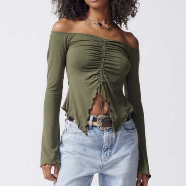 Off-the-shoulder T-shirt - Image 3