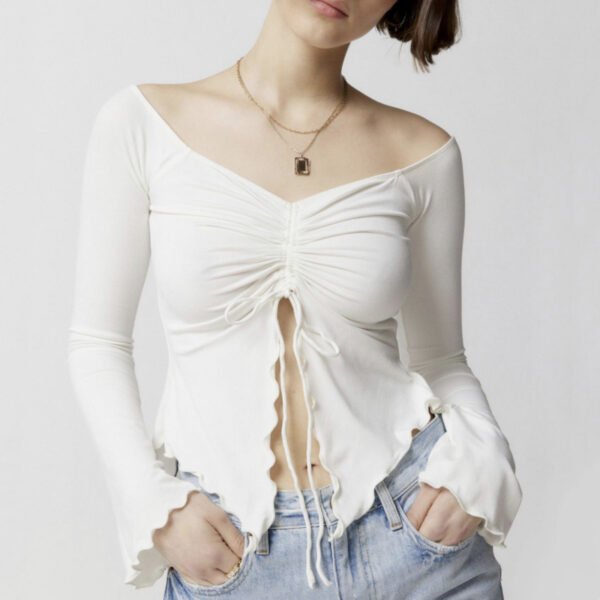 Off-the-shoulder T-shirt - Image 5